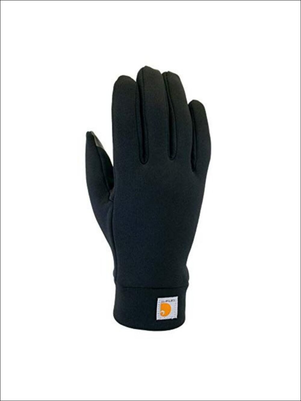 Stretch Fleece Liner Gloves Silicone Grip Touch Screen Cold Weather